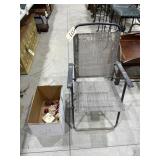 Folding Outdoor Chair & Holiday Dï¿½cor