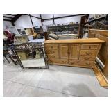 11-Drawer Dresser 68'L x 18'W x 38'H w/Mirror