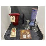 Candle Stick Holders - Vases - Glass Art