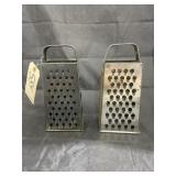 2 - Vintage Cheese Graters