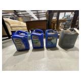 4 - Gallon Oil Jugs - 3 are Supertech 10W40 Full
