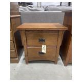 2-Drawer Writing Tray Side Table
