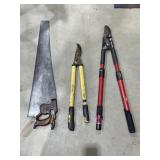 2 Pr Limb Loppers & Hand Saw