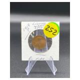 1918-P Lincoln Wheat Cent - Fine