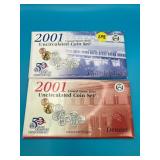 2001 Denver & Philadelphia Uncirculated Coin Sets