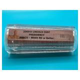 Tube of 2009D Lincoln Presidency Cents