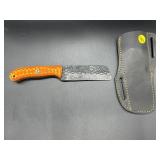 Fixed Blade Knife w/Leather Sheath