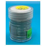 Tube of 90% Silver 1964 Kennedy Half Dollar Coins