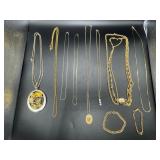Bag of Vintage Fashion Necklaces & Bracelets