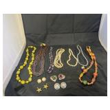Bag of Beaded Fashion Jewelry