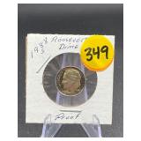 1988-S Proof Roosevelt Dime