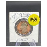 1988-S Proof Washington Quarter