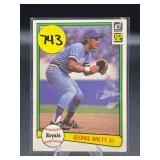 1982 DONRUSS HOF GEORGE BRETT CARD