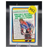 1990 TOPPS HOF WAYNE GRETZKY CARD