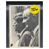 SCARCE CARD 1964 TOPPS JFK & LYNDON JOHNSON
