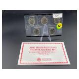 5 - Quarter 2002-D Set Uncirculated