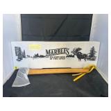 Marbles Axe w/Leather Lanyard in box