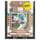 2025 Panini Donruss Quinn Ewers #4 Gold Throwback