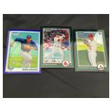 2010 BOWMAN CHROME DRAFT PICKS 3 CARD SET