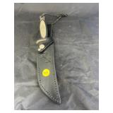Colt Fixed Blade Knife w/Leather Sheath