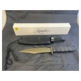 Junglee Pacific Hunter Fixed Blade Knife w/Leather