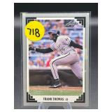 2ND YR CARD 1991 LEAF HOF FRANK THOMAS