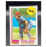 1982 TOPPS PETE ROSE CARD