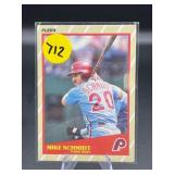 1989 FLEER SUPERSTARS HOF MIKE SCHMIDT CARD