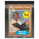 INSERT CARD TOPPS ARCHIVES HOF WILLIE MAYS