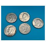 5 - 1974 Eisenhower Dollar Coins