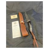 Junglee Takfukta Fixed Blade Knife w/Leather Sheat