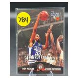ROOKIE CARD 1997 SCOREBOARD RON MERCER