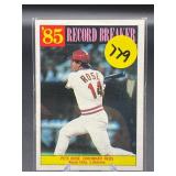 1986 TOPPS PETE ROSE RECORD BREAKER CARD