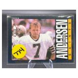 2ND YR CARD 1985 TOPPS HOF MORTEN ANDERSEN