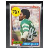 EARLY CARD 1981 TOPPS WESLEY WALKER