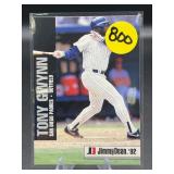 1992 JIMMY DEAN HOF TONY GWYNN CARD