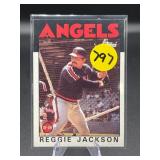 1986 TOPPS HOF REGGIE JACKSON CARD