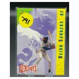 1993 UPPERDECK FOLDOUTS DEION SANDERS CARD