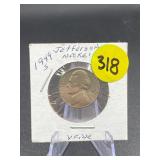 1949-S Jefferson Nickel Very Fine