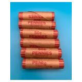 6 Rolls - 1944D Wheat Cents