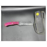 Fixed Blade Knife w/Leather Sheath