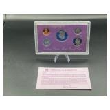 1990 US MINT PROOF SET WITH COA