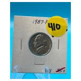 1987 P Nickel BU