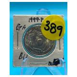 1999 P Georgia Quarter BU