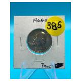 1968 S Quarter Proof BU