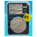 2023 American Silver Eagle 1oz NCG Graded MS70
