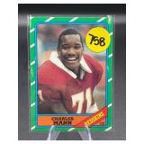 ROOKIE CARD 1986 TOPPS CHARLES MANN