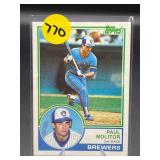 1983 TOPPS HOF PAUL MOLITOR CARD