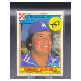 EARLY CARD 1984 PURINA FERNANDO VALENZUELA CARD