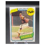1980 TOPPS HOF GAYLORD PERRY CARD